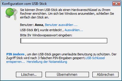 Windows Vista и Rohos Credential Provider