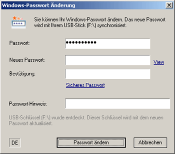 Windows 2000 welcome screen with Rohos USB login feature.
